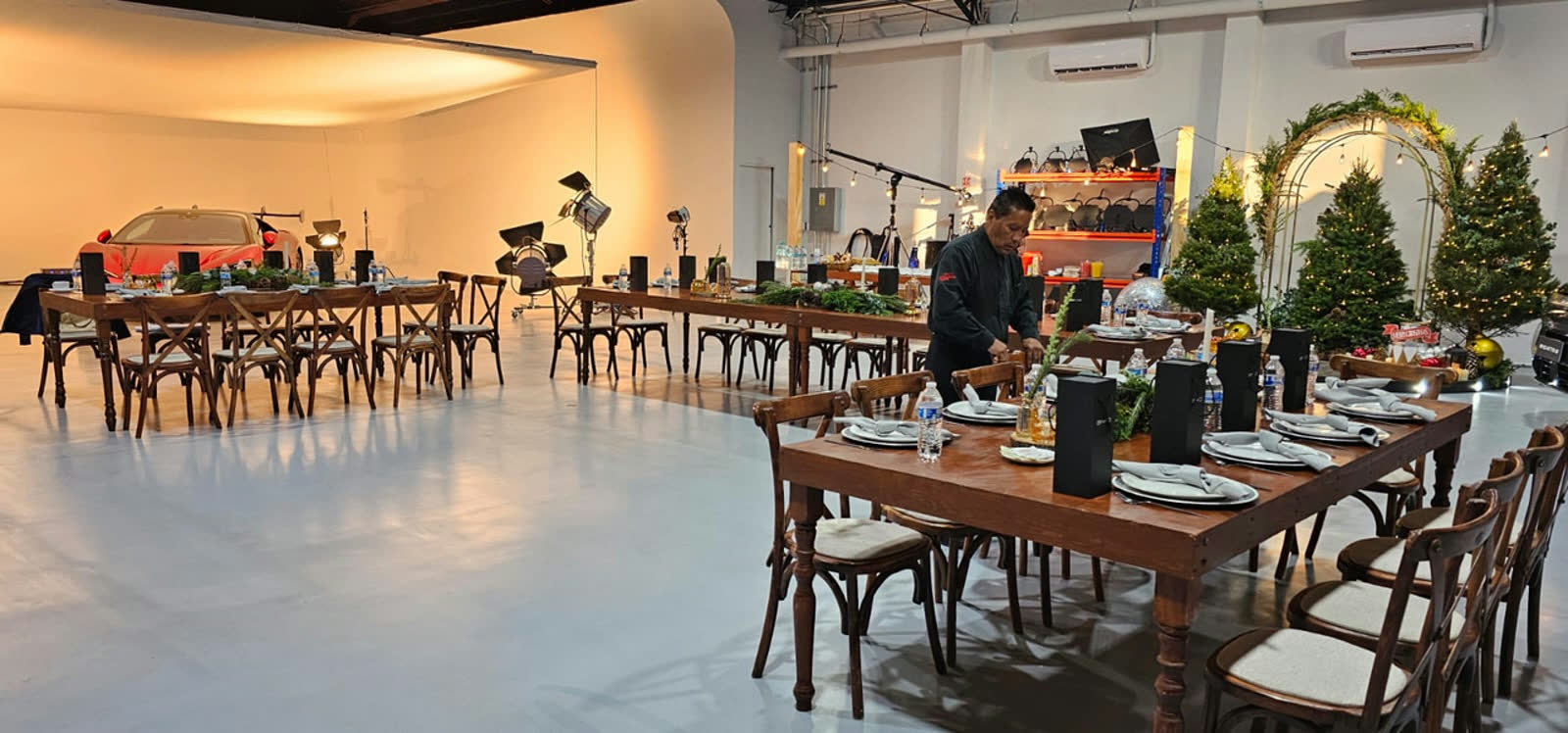 Salón listo, evento BYD